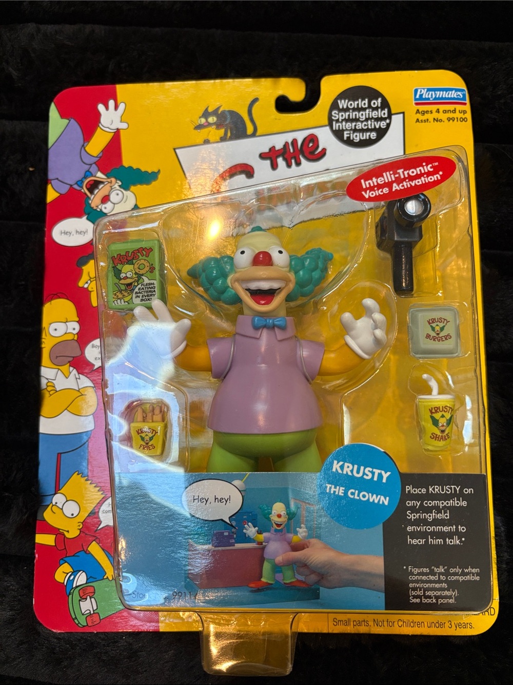 Krusty the Clown Action Figure - Purple Shirt with Green Hair
